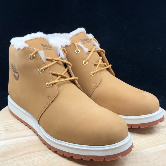 MENS TIMBERLAND RICHMOND RIDGE CHUKKA WATERPROOF BOOT-  SIZE 10.5 WHEAT NUBUCK - Picture 4 of 11